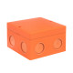 Фотография Коробка распаячная огнестойкая (101х101х62) 3 клеммные колодки/1,5-10мм²/8 мв IP66 EKF PROxima, артикул plc-kmrf-101-310