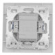 Фотография Минск Выключатель 2-клавишный СП с индикатором,10А, белый EKF Basic, артикул ERV10-123-10
