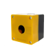 Фотография Корпус КП101 пластиковый 1 кнопка желтый EKF PROxima, артикул cpb-101-o