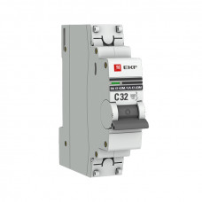 Автоматический выключатель 1P 32А (C) 6кА ВА 47-63M без теплового расцепителя EKF PROxima