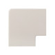 Фотография Поворот 90 гр. (40х40) (4 шт) белый EKF-Plast, артикул abw-40-40x4