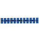 Фотография Колодка клеммная (35мм.) 80А полистирол синяя (10шт.) EKF PROxima, артикул plc-KK-35-80-ps-s