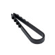 Фотография Дюбель-хомут для круглого кабеля (11-18мм) черный (50шт.) EKF PROxima, артикул plc-ncs50-11x18b