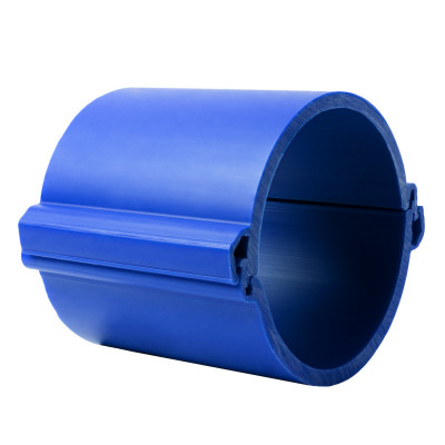 Фотография Труба разборная ПНД d160 мм (3 м) 750Н синяя EKF-Plast, артикул tr-hdpe-160-750-blue