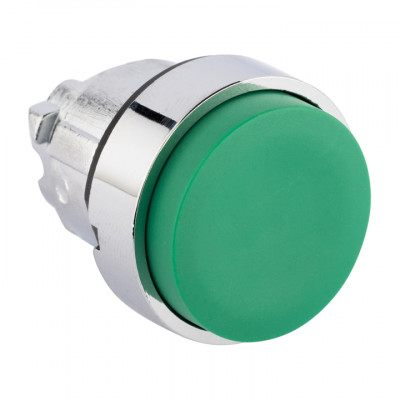 Фотография Исполнительный механизм кнопки XB4 зеленый выпирающая  возвратный без фиксации, без подсветки EKF PROxima, артикул XB4BL-G