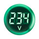 Фотография Индикатор значения напряжения зеленый ED16-22VD EKF PROxima, артикул ed16-22vd-g