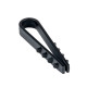 Фотография Дюбель-хомут для круглого кабеля  (5-10мм) черный (50шт.) EKF PROxima, артикул plc-ncs50-5x10b