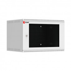 Шкаф телекоммуникационный настенный 6U (600х450) дверь стекло, Astra серия EKF PROxima
