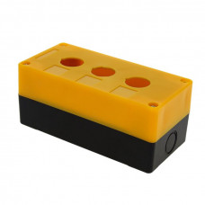 Корпус КП103 пластиковый 3 кнопки желтый EKF PROxima